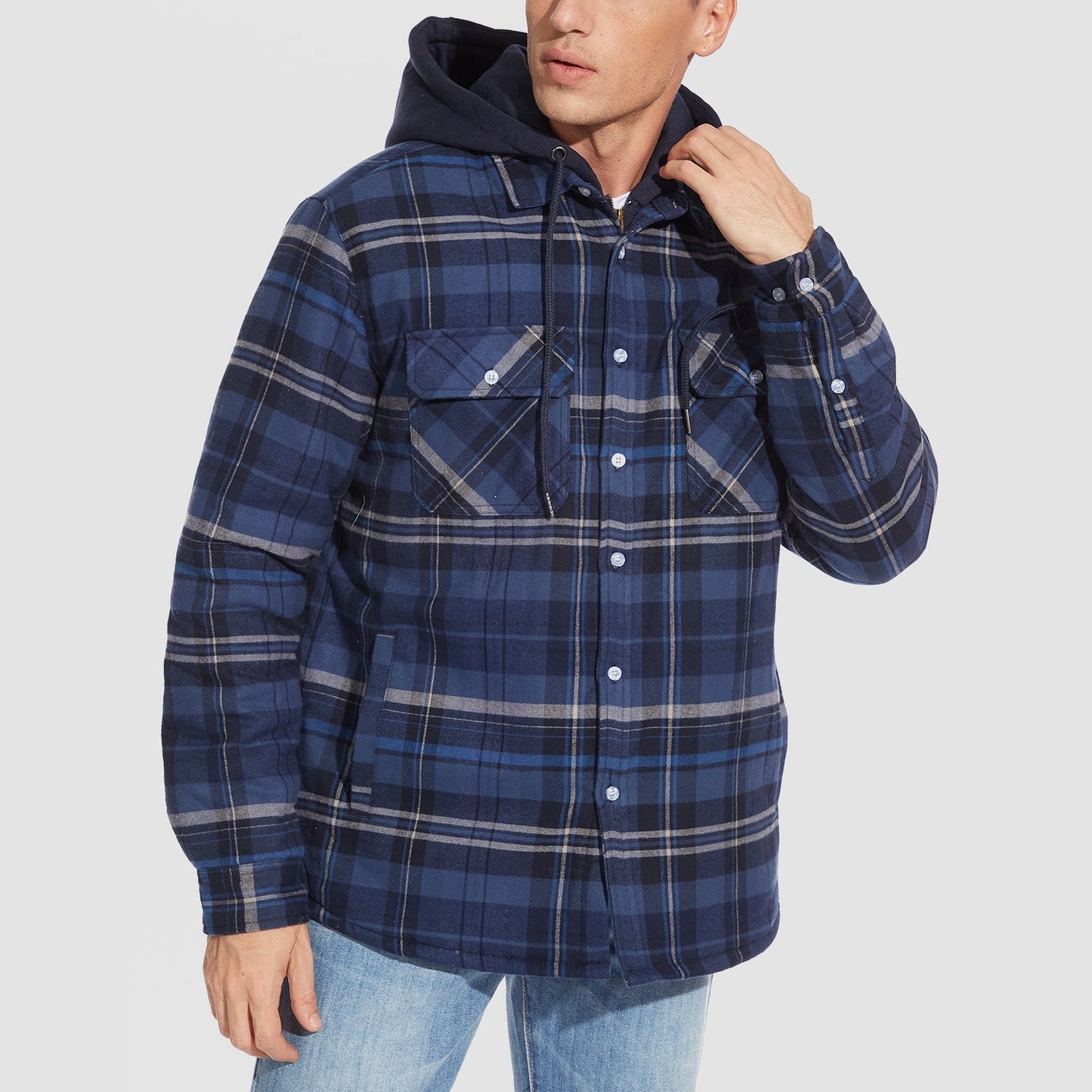 Santino Flannel with Removable Hood