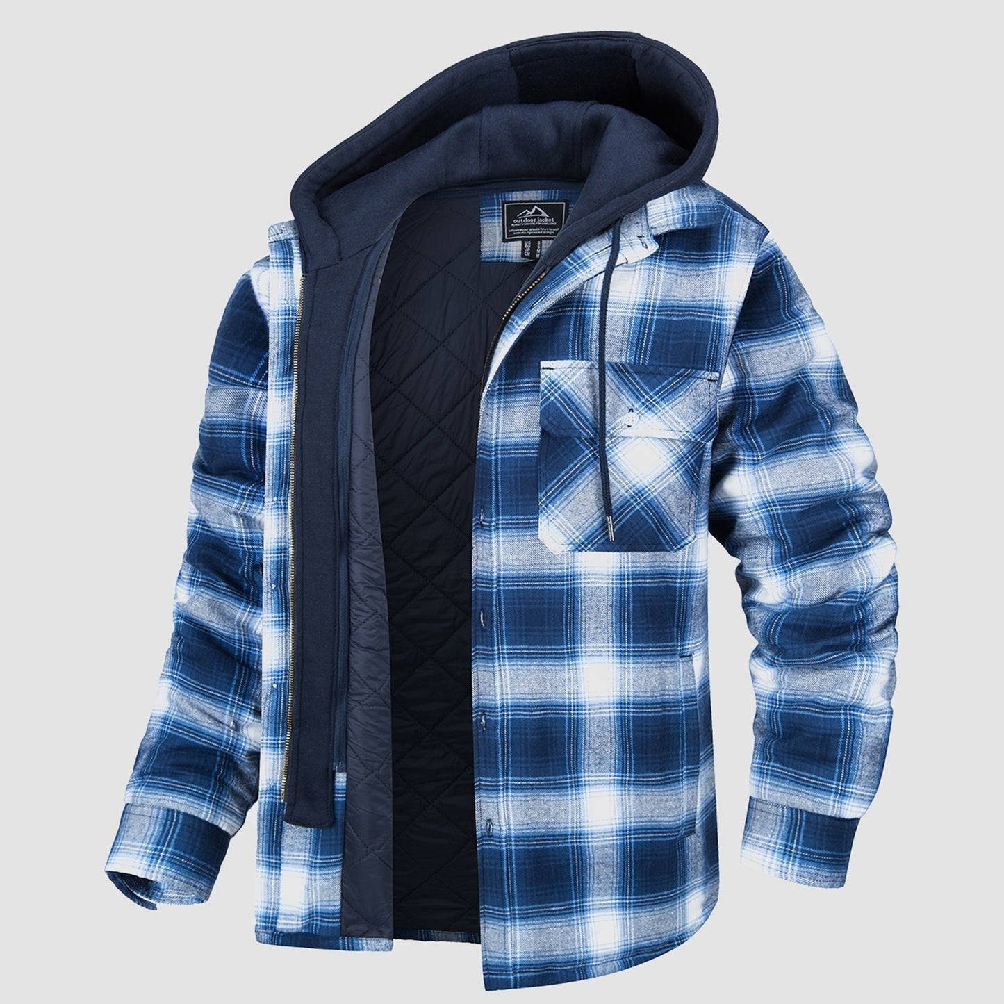 Santino Flannel with Removable Hood