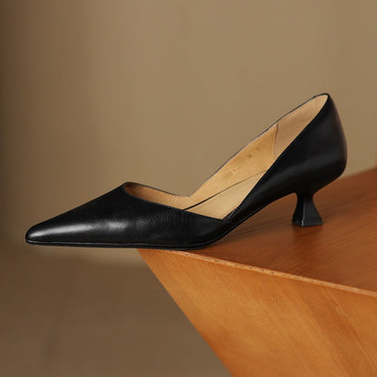 Cara Madson Genuine Leather Heels