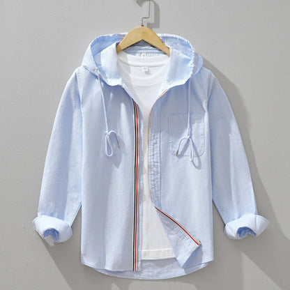 Liam Turner Hooded Cotton Shirt