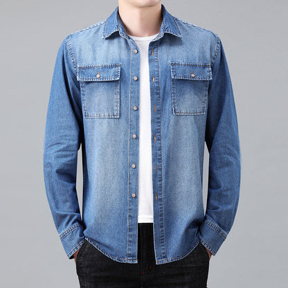 Maxwell Reed Faded Denim Shirt