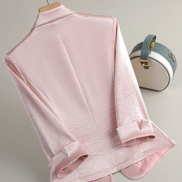 Jessica Woods Satin Blazer