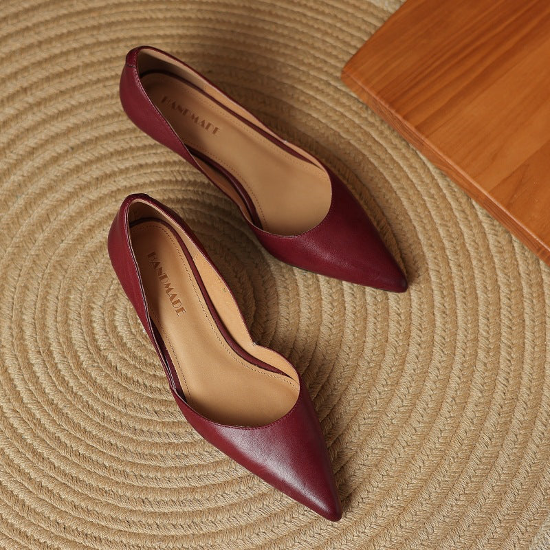 Cara Madson Genuine Leather Heels