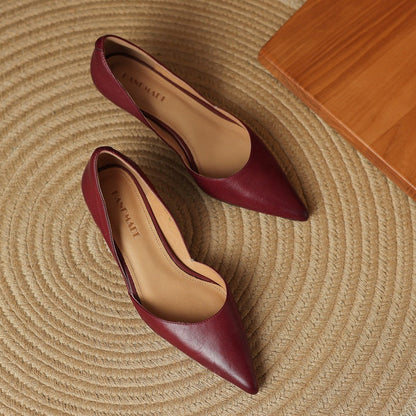 Cara Madson Genuine Leather Heels