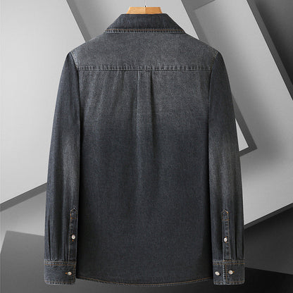 Maxwell Reed Faded Denim Shirt