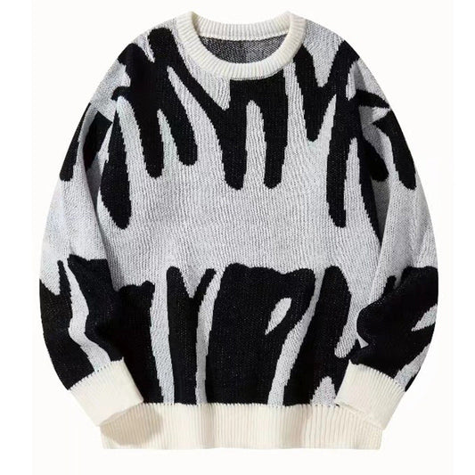 Renzo Wool Contrast Sweater