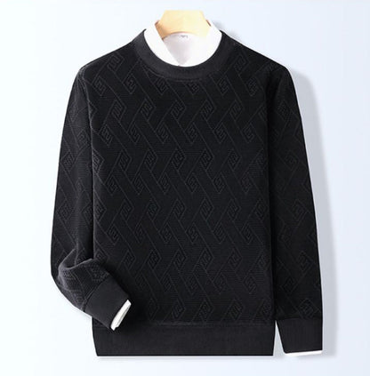 Ethan Cole Textured Knit Sweater