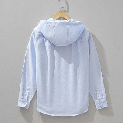 Liam Turner Hooded Cotton Shirt