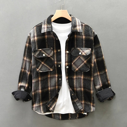 Caleb Morgan Brushed Cotton Overshirt