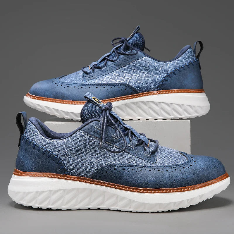 Logan Pierce Textured Sneakers