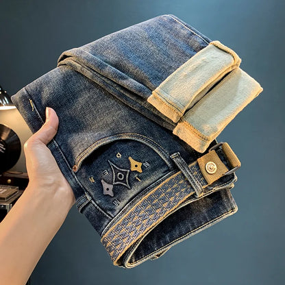 Jacob Mason Fleece-Lined Jeans