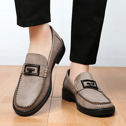 Logan Pierce Textured Leather Loafer