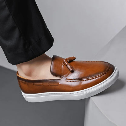 Nick Roy Leather Loafers