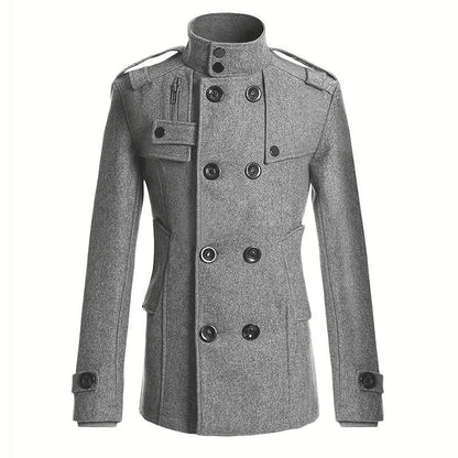 William Stone Double-Breasted Coat