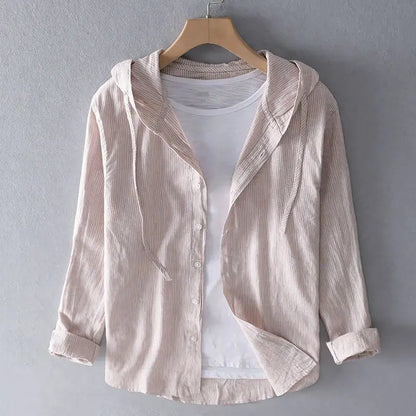 Hannah Clay Linen Hoodie
