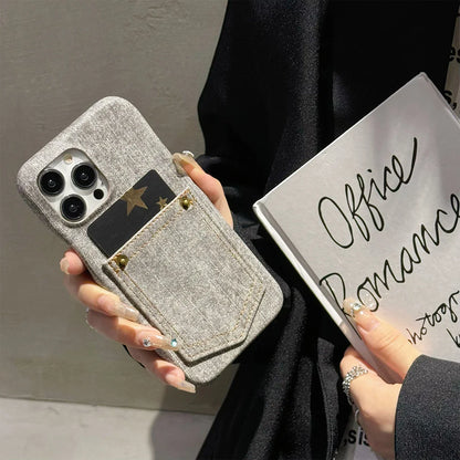 Luxe Denim Phone Case