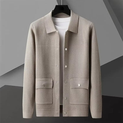 Graham Wells Textured Knit Cardigan