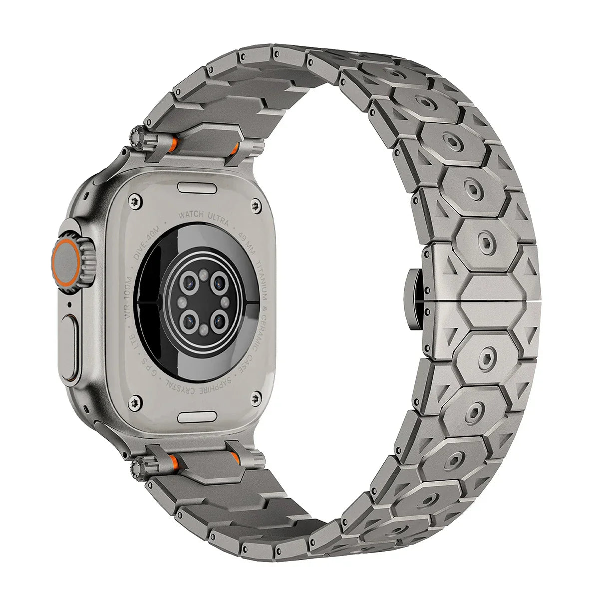 CLAIRS TITANIUM APPLE WATCH BAND