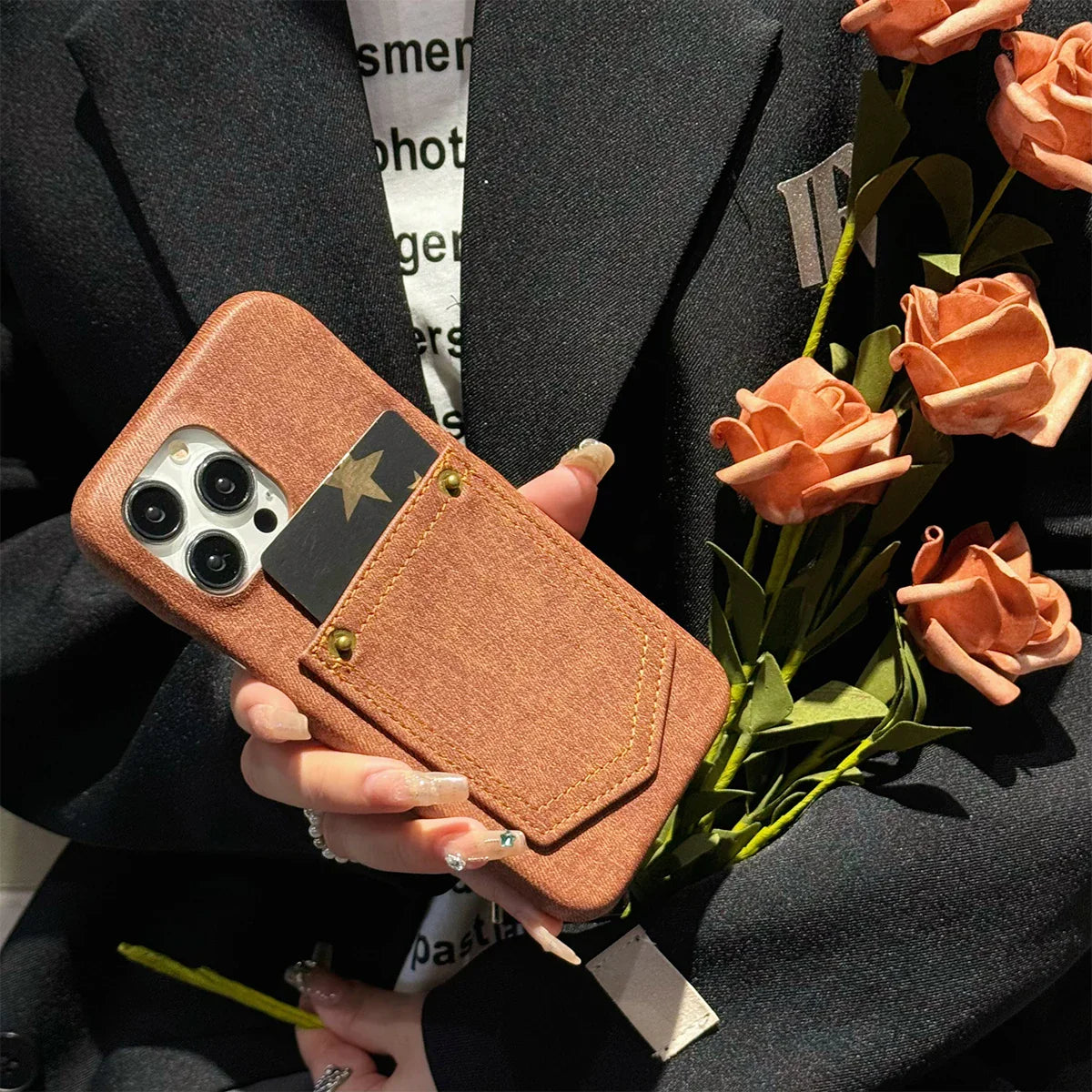 Luxe Denim Phone Case
