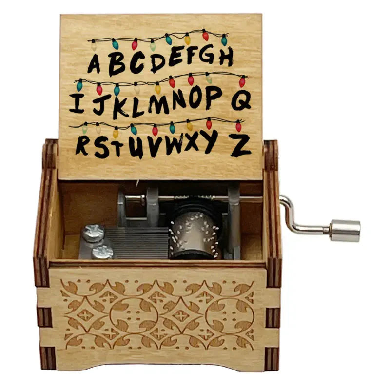 Upside Down Alphabet Music Box