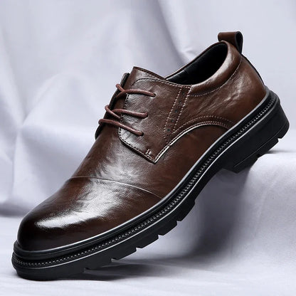 Henry Collins Leather Derby Shoes