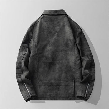 Dave Harrington Leather Moto Jacket