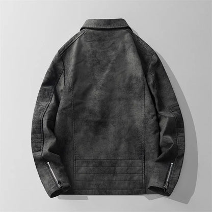 Dave Harrington Leather Moto Jacket