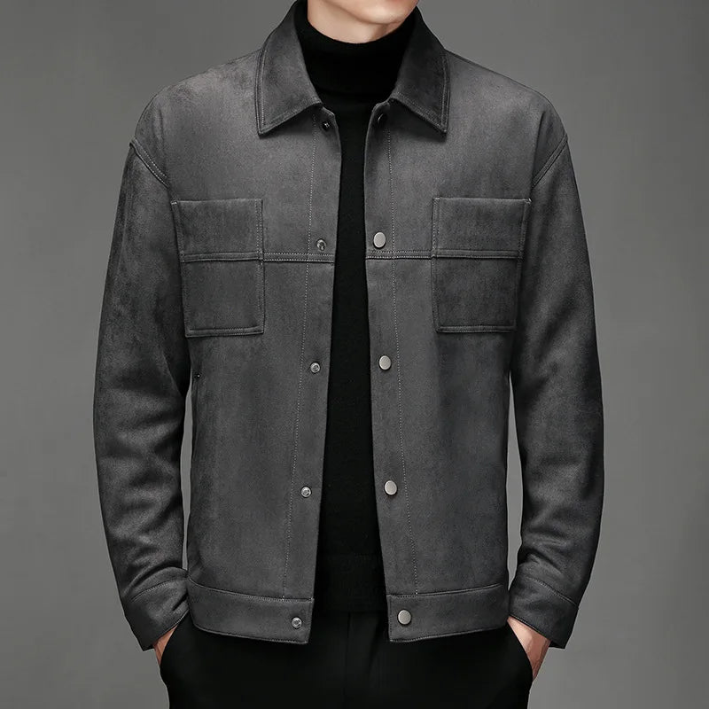 Lucas Bennett Soft Suede Jacket
