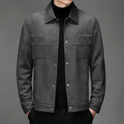 Lucas Bennett Soft Suede Jacket