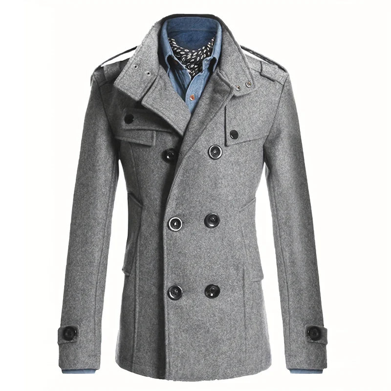 William Stone Double-Breasted Coat