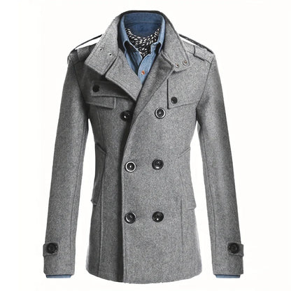 William Stone Double-Breasted Coat
