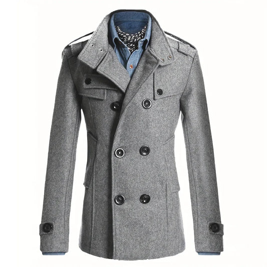 William Stone Double-Breasted Coat