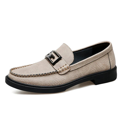 Logan Pierce Textured Leather Loafer