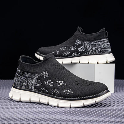 Logan Pierce Knit Sneakers