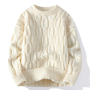 Heritage Cable Knit Wool Sweater