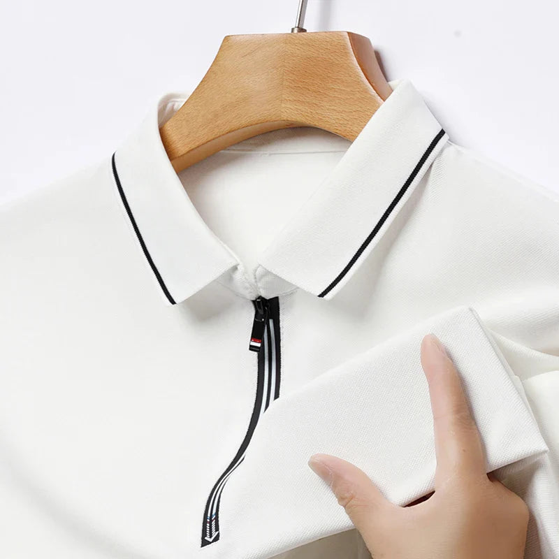 Dan Anthony Half Zip Polo Shirt