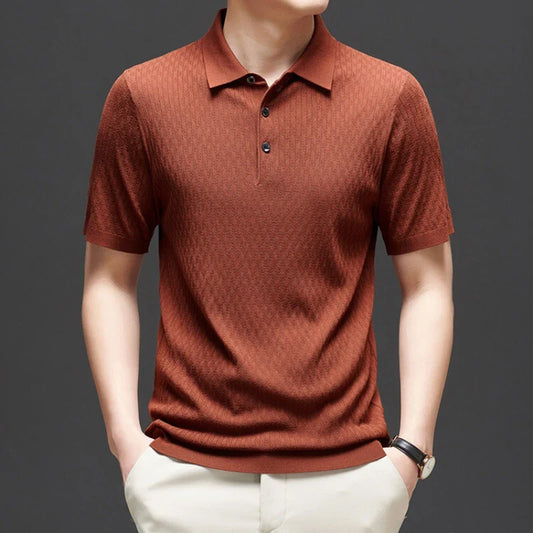 Lorenzo Jacquard Polo Shirt
