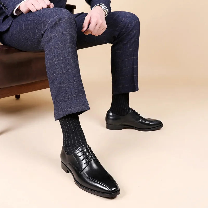 Varenzo Classic Dress Oxfords