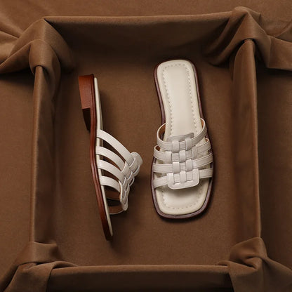 Clara Lay Leather Sandals