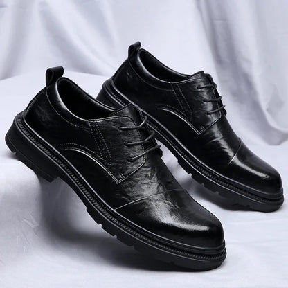Henry Collins Leather Derby Shoes