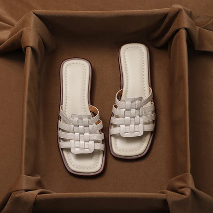 Clara Lay Leather Sandals