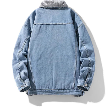 Tom Pierson Denim Fleece Jacket