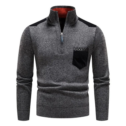 Renzo Wool Half-Zip Sweater