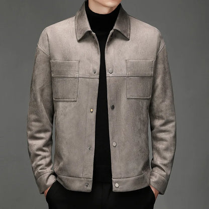 Lucas Bennett Soft Suede Jacket