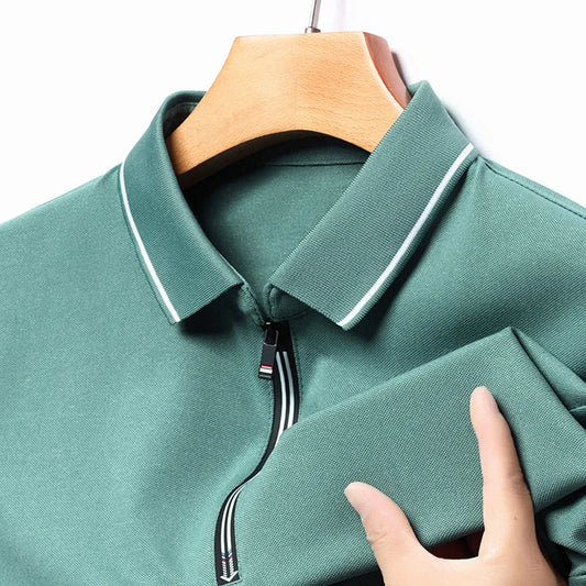 Dan Anthony Half Zip Polo Shirt