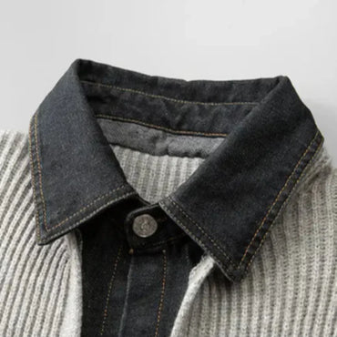 Marcus Merino Denim-Trim Jacket