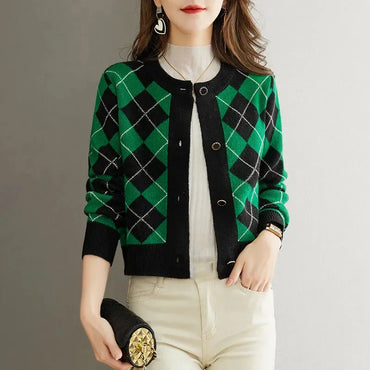 Clara Woods Argyle Top