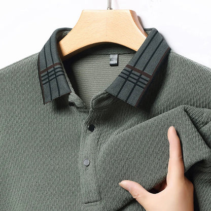 Marc Harrison Long-Sleeve Polo
