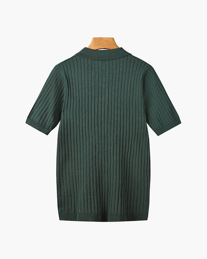 LANGFORD Knitted Polo Shirt