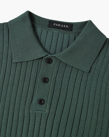 LANGFORD Knitted Polo Shirt